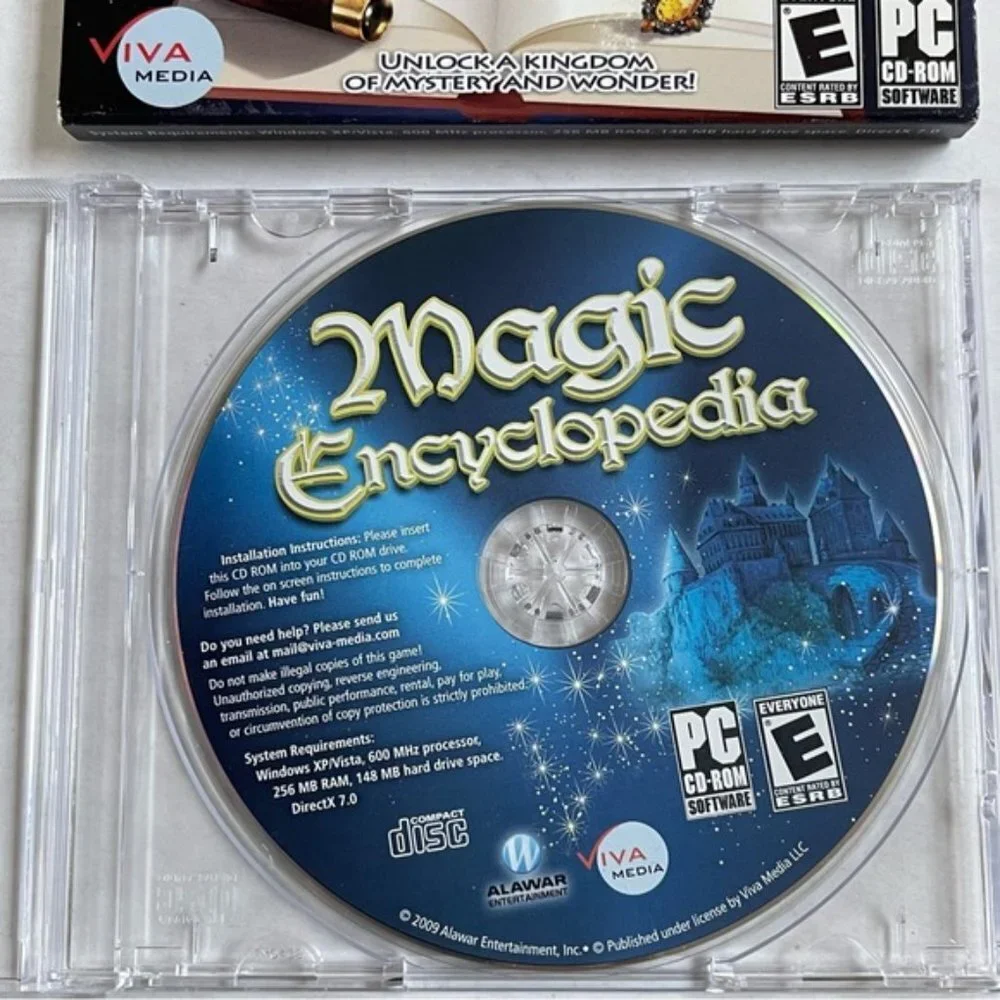 Magic Encyclopedia Curse of Montezuma Mystery PC Games CD ROM E ESRB Viva Media
